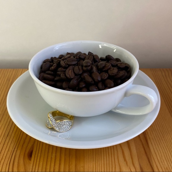 Infinity Criss-Criss Sparkling Crystals Gold Band Ring 9 - Picture 15 of 16